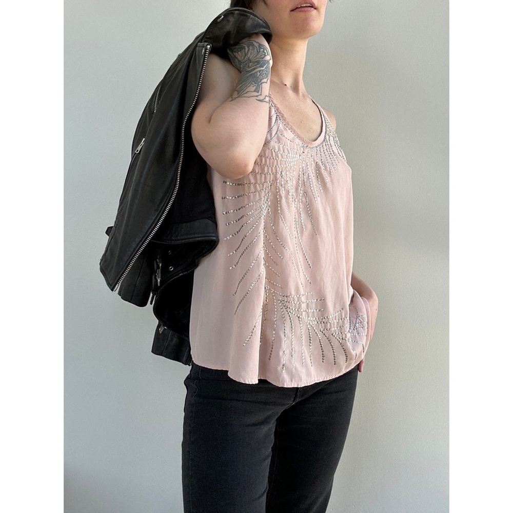 Pink Embellished Top